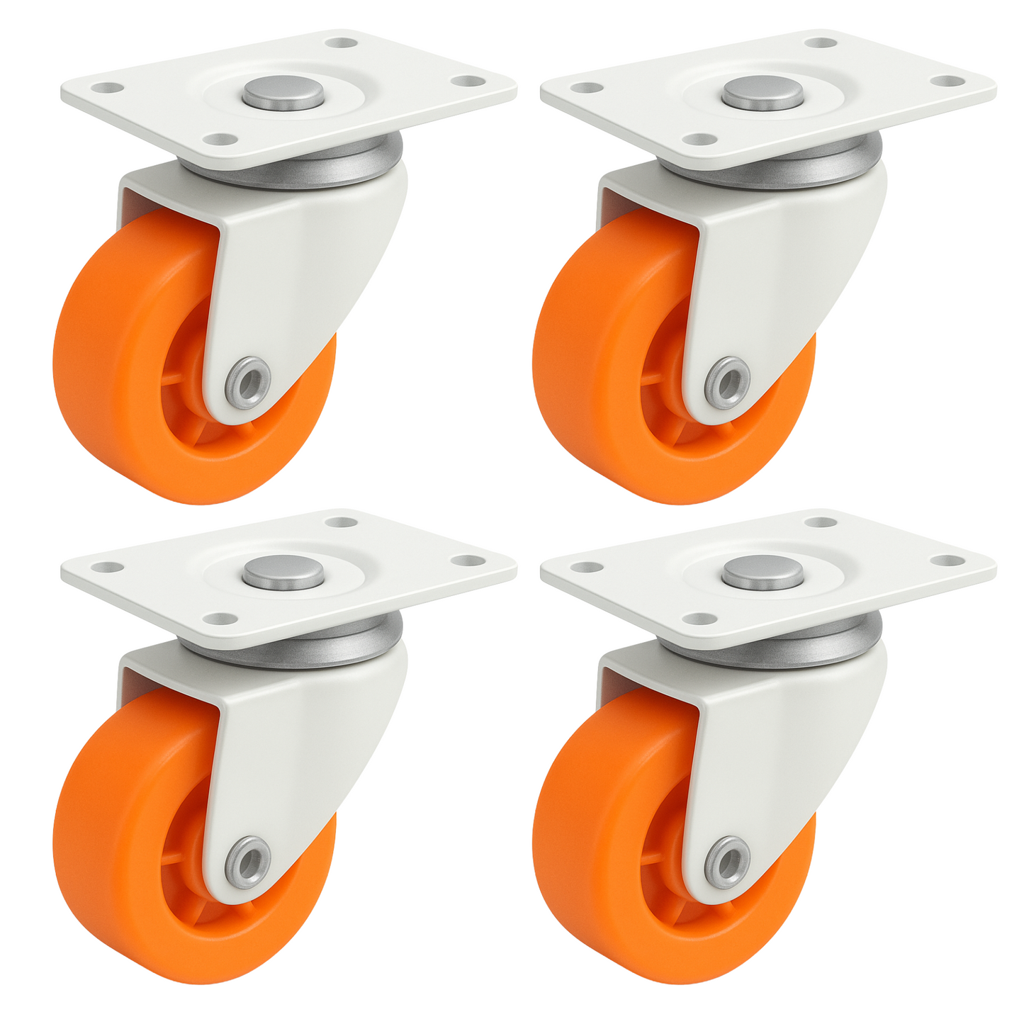 IMPEX 2 inch Heavy Duty Caster Wheels for Chairs 360° | Furniture & Industrial Use Swivel Furniture Caster (Pack of4)