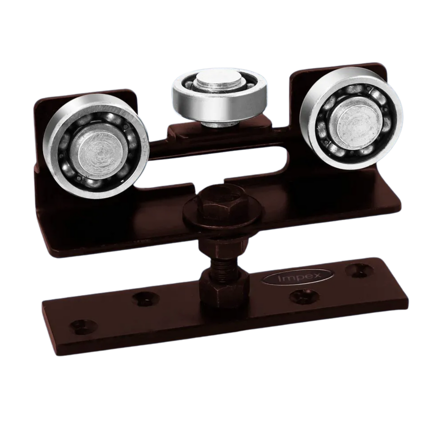 IMPEX Triple Ball Bearing Sliding Door Roller | G-Roller - 70KG Load Capacity | Pack of 2 - IMPEXMART