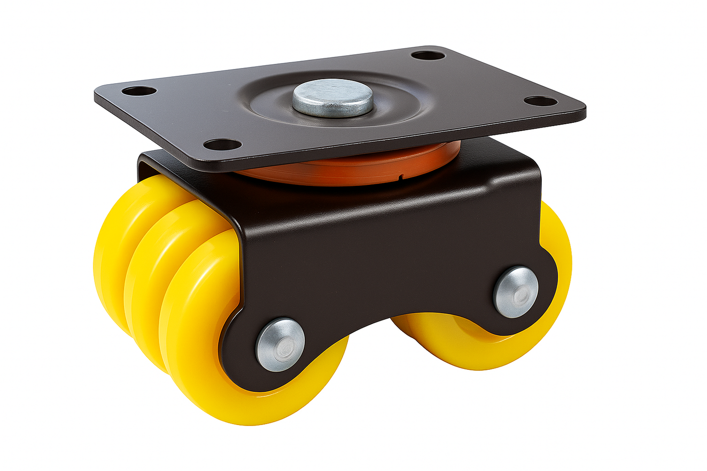 IMPEX Star Six Wheel Caster Revolving Type (Set of 4) - IMPEXMART