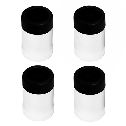 IMPEX - Door Silencer Plastic White ( with Rubber Cap ) - IMPEXMART