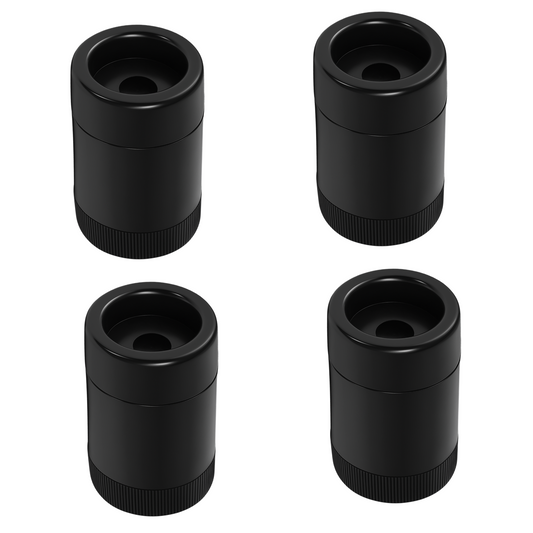 IMPEX - Door silencer plastic black ( with Rubber Cap ) - IMPEXMART
