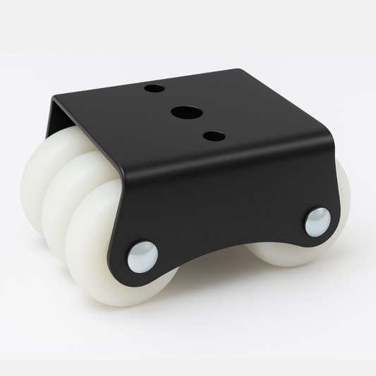 IMPEX SIX Wheel Fix Caster – Premium Heavy Duty Wheel | 500kg Load | Fixed Mount | Metal Frame - IMPEXMART
