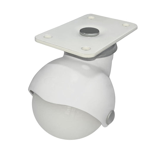 IMPEX - Royal Plate Type all Caster | Load Capacity 300KG | Set of 4 Ball Casters | Revolving Type - IMPEXMART