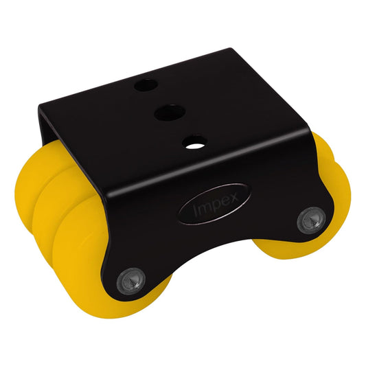 IMPEX Heavy Duty Six Wheel Caster Set – 300KG Load Capacity | Pack of 4 | For Trolleys, Furniture & Industrial Equipment - IMPEXMART