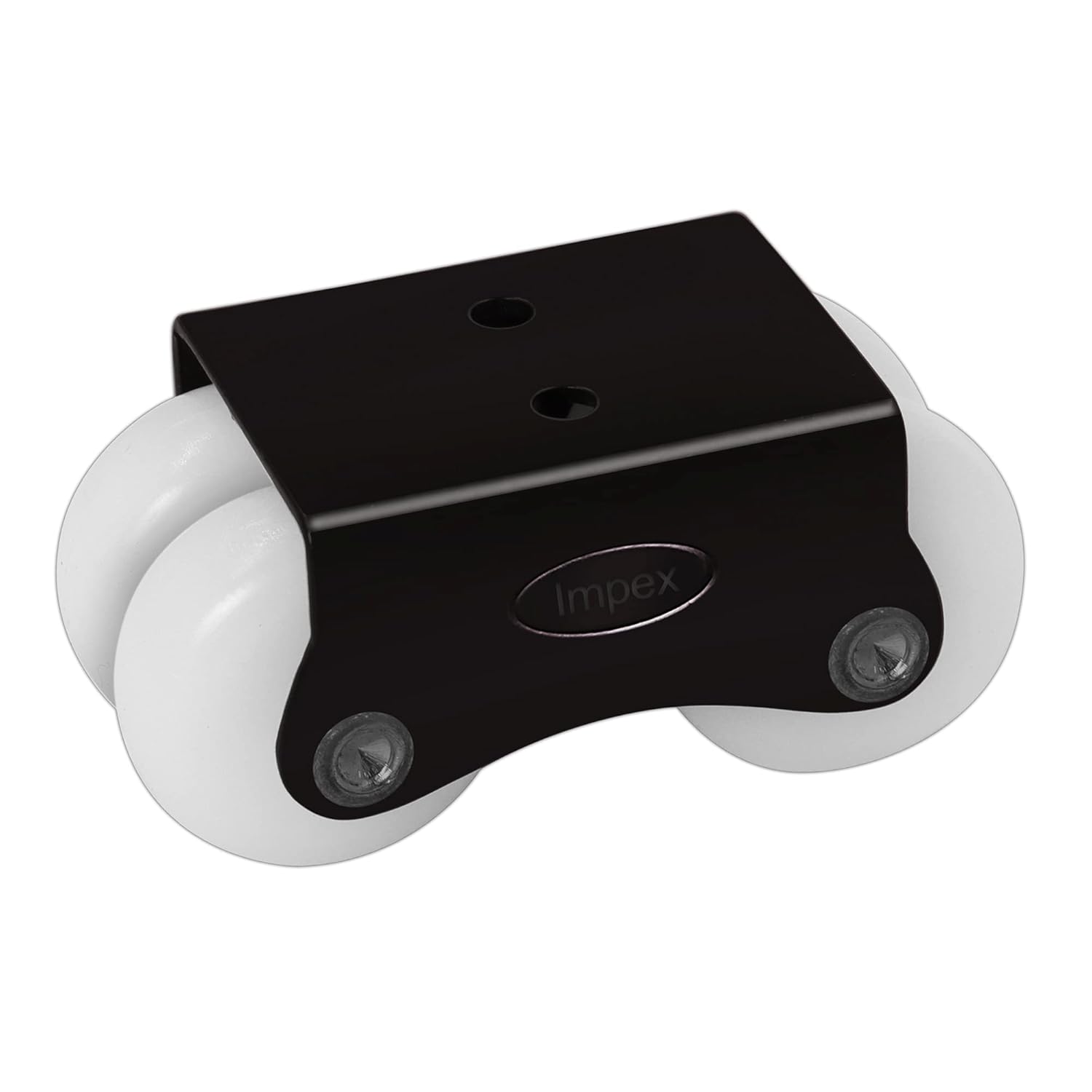 IMPEX Heavy Duty Four Wheel Casters – 200KG Load Capacity | 4-Wheel Set | For Trolleys, Furniture & Industrial Use - IMPEXMART