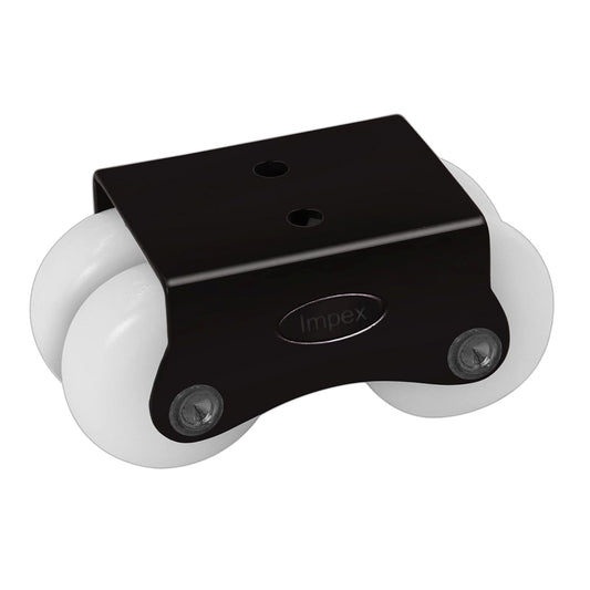 IMPEX Heavy Duty Four Wheel Casters – 200KG Load Capacity | 4-Wheel Set | For Trolleys, Furniture & Industrial Use - IMPEXMART