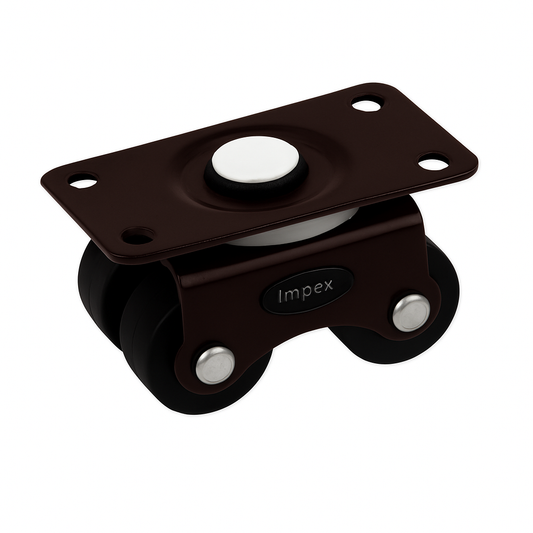 IMPEX STAR ECO Six Wheel Caster Revolving Type | Load Capacity 200KG | Pack of 4 Caster Wheels Heavy Duty Sixers - IMPEXMART