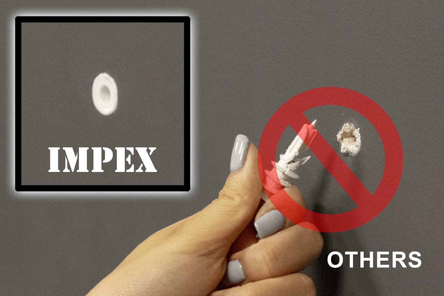 IMPEX 35MM PVC Sleeves (Gitti) – Heavy-Duty Plastic Wall Plugs | Pack of 100 - IMPEXMART