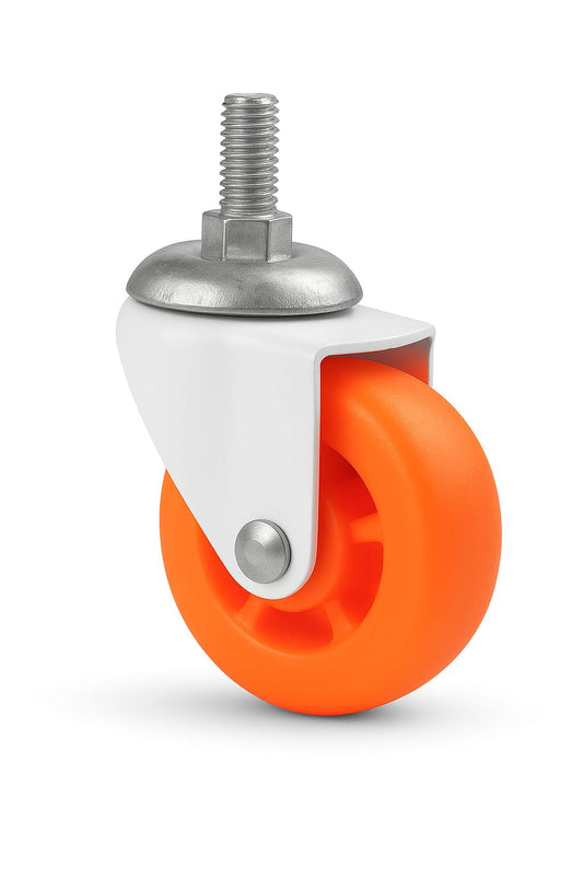 IMPEX 2" IMPEX Caster Single Wheel Thread Type for Chairs (Pack of 4) Swivel Furniture Caster  (Pack of4) - IMPEXMART