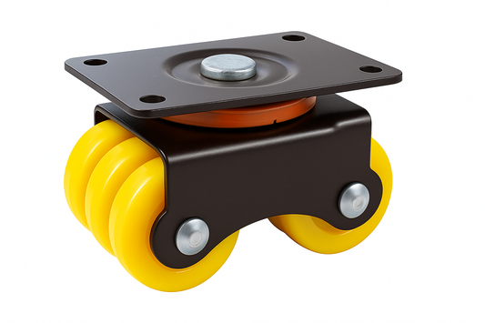 IMPEX Star Six Wheel Caster Revolving Type (Set of 4) - IMPEXMART