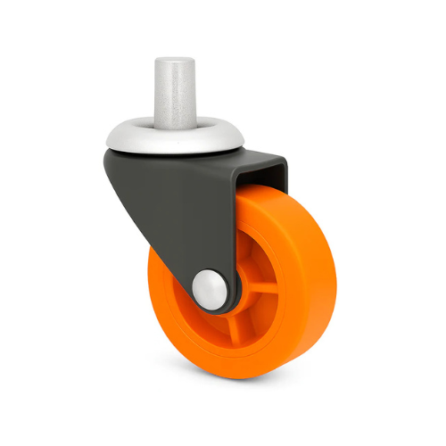 IMPEX Suraksha - Single Wheel Puff Caster Pillar Type ( Set of 4 ) - IMPEXMART