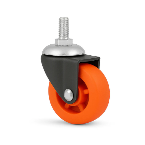 IMPEX Suraksha - Single Wheel Puff Caster Thread Type ( Set of 4 ) - IMPEXMART