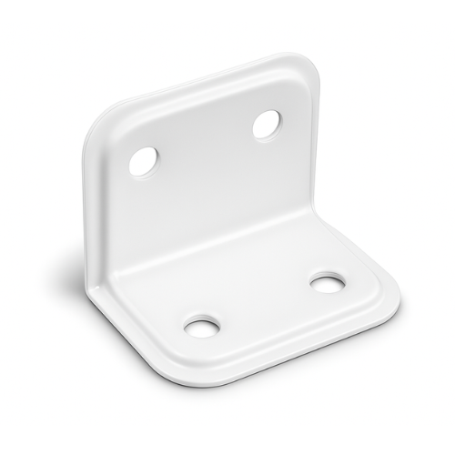 IMPEX - Angle Bracket ( New type ) Powder Coated (White) 160 Pieces - IMPEXMART