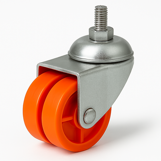 IMPEX Eco - Double Wheel Puff Caster Thread Type (Set of 4) - IMPEXMART