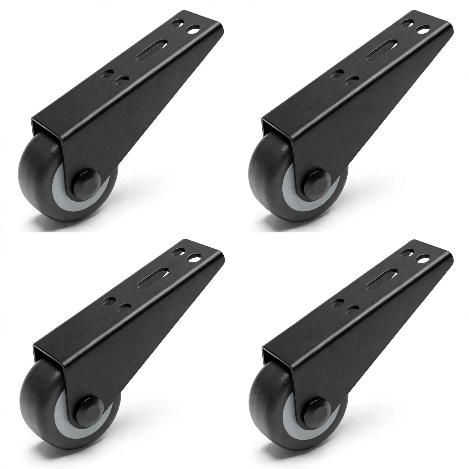 IMPEXMART - Door Caster (Pack of 4)  Heavy Duty Door Caster For Heavy Door, Furniture Roller, Durable, Gate Roller Fixed Furniture Caster (Pack of4) - IMPEXMART Hardware
