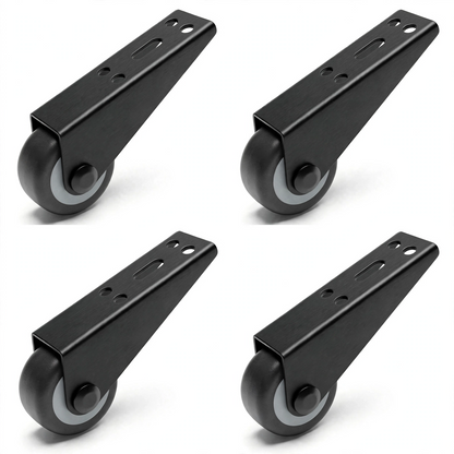 IMPEXMART - Door Caster (Pack of 4)  Heavy Duty Door Caster For Heavy Door, Furniture Roller, Durable, Gate Roller Fixed Furniture Caster (Pack of4) - IMPEXMART Hardware