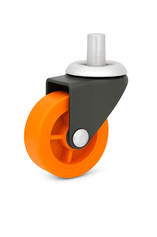 IMPEX Suraksha - Single Wheel Puff Caster Pillar Type ( Set of 4 ) - IMPEXMART