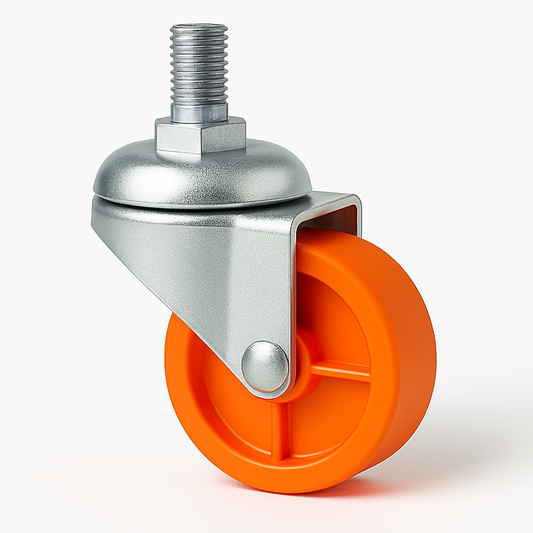 IMPEX Eco - Single Wheel Puff Caster Thread Type ( Set of 4 ) - IMPEXMART