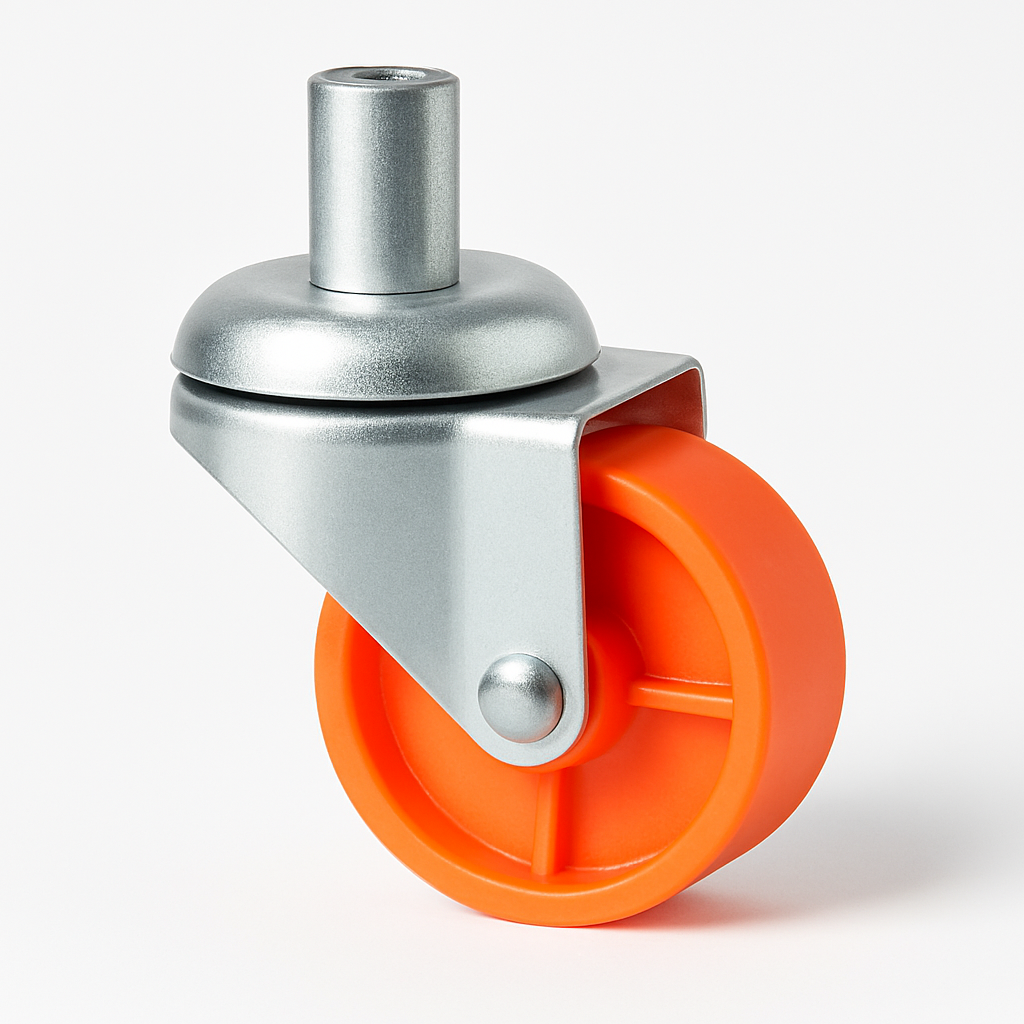 IMPEX Eco - Single Wheel Puff Caster Pillar Type ( Set of 4 ) - IMPEXMART