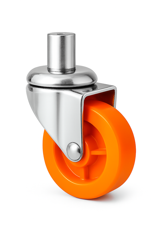 IMPEX Star - Single Wheel Puff Caster Pillar Type ( Set of 4 ) - IMPEXMART