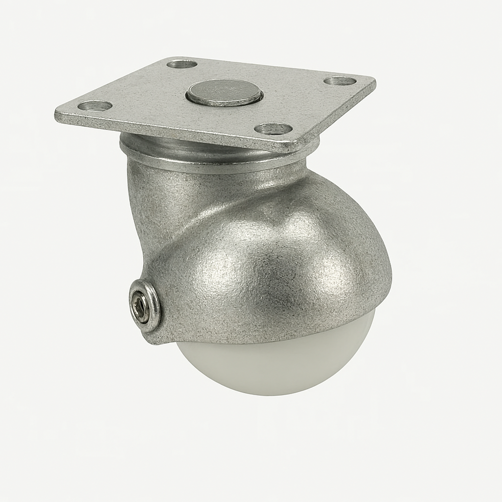 IMPEX Eco 38MM - Ball Caster Plate Type (Revolving Caster - Set of 4) - IMPEXMART
