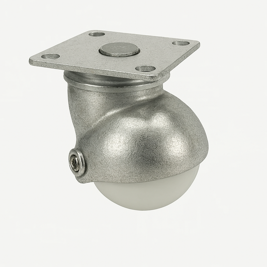 IMPEX Eco 38MM - Ball Caster Plate Type (Revolving Caster - Set of 4) - IMPEXMART
